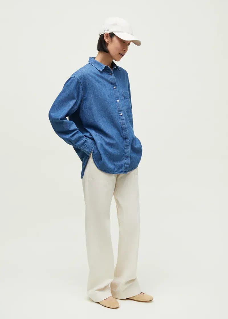 Aiayu / Lynette Skjorte Denim / Iceberg — billede 2