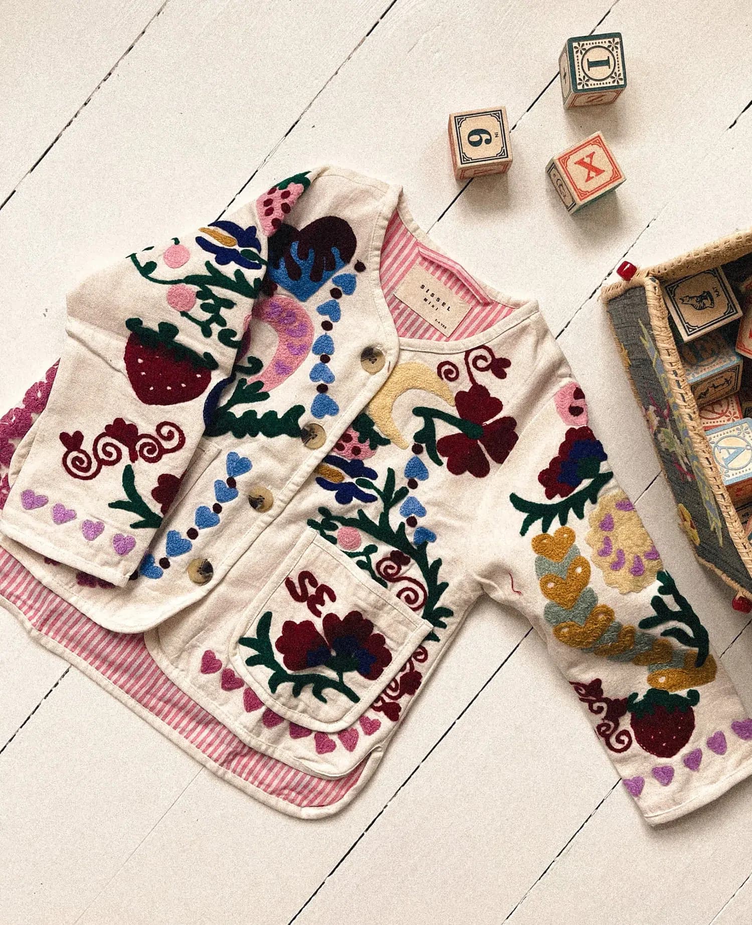 Sissel Edelbo MINI / Maggie Jakke / White Rose — billede 2
