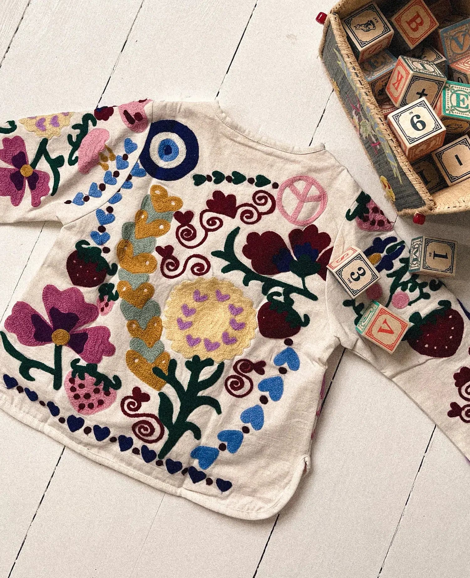 Sissel Edelbo MINI / Maggie Jakke / White Rose — billede 7