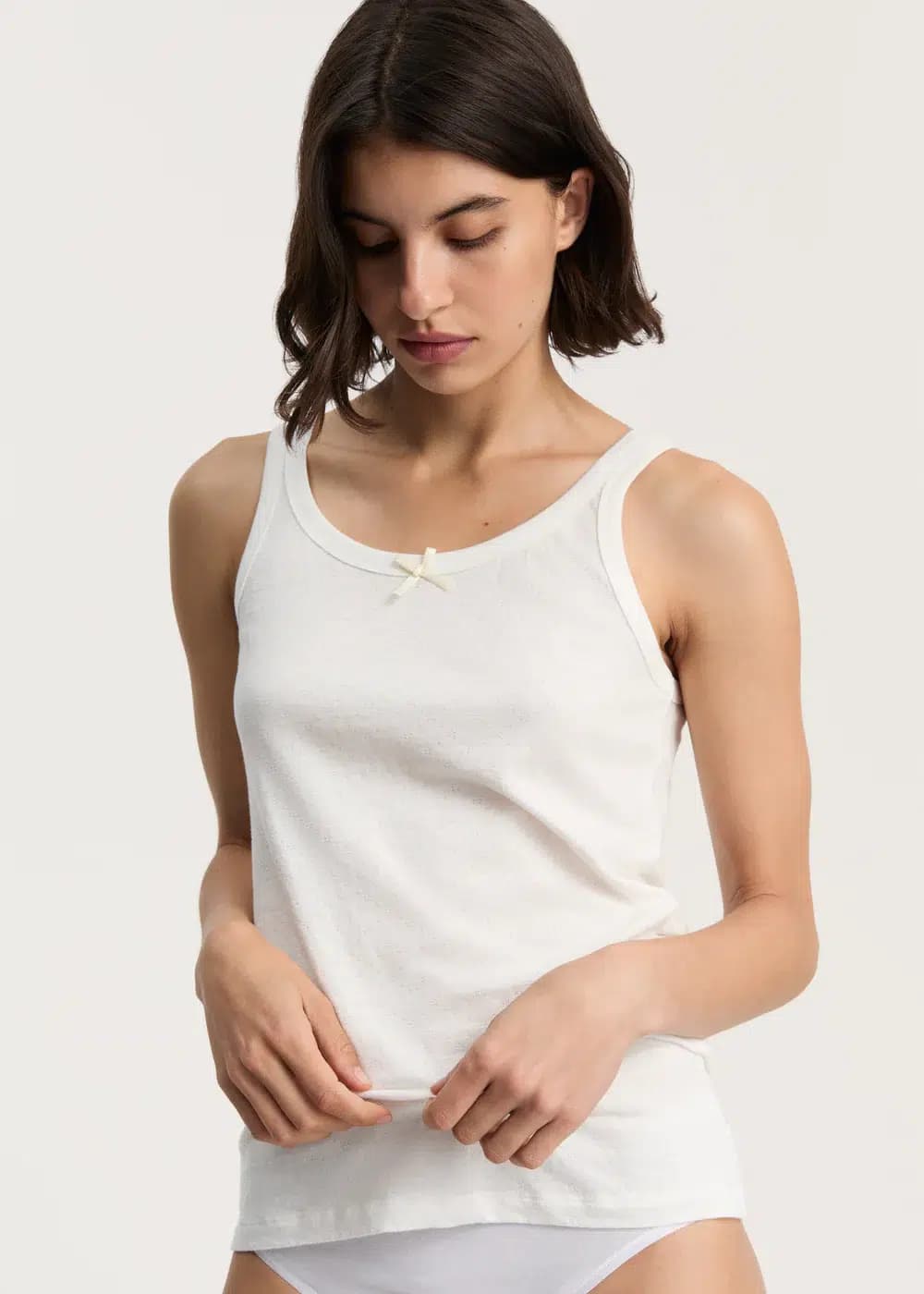 Aiayu / Messhu Tank Top / Pure Ecru — billede 1