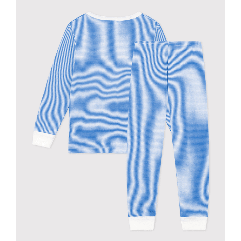 Petit Bateau / Nattøj / blå striber — billede 2