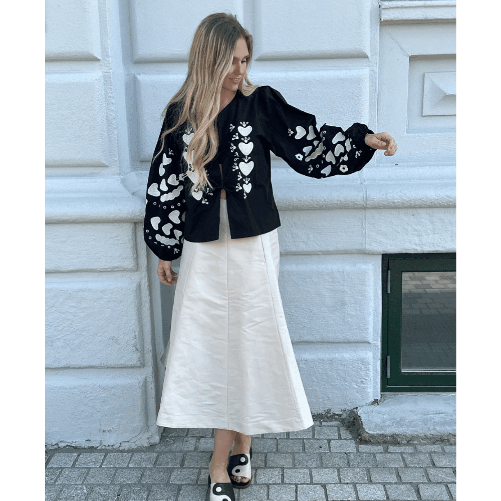 Sissel Edelbo / Elisabeth Top / Black White Swan — billede 4