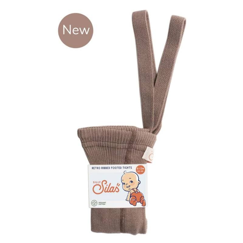 Silly Silas / Strømpebukser med seler - Granola — billede 1