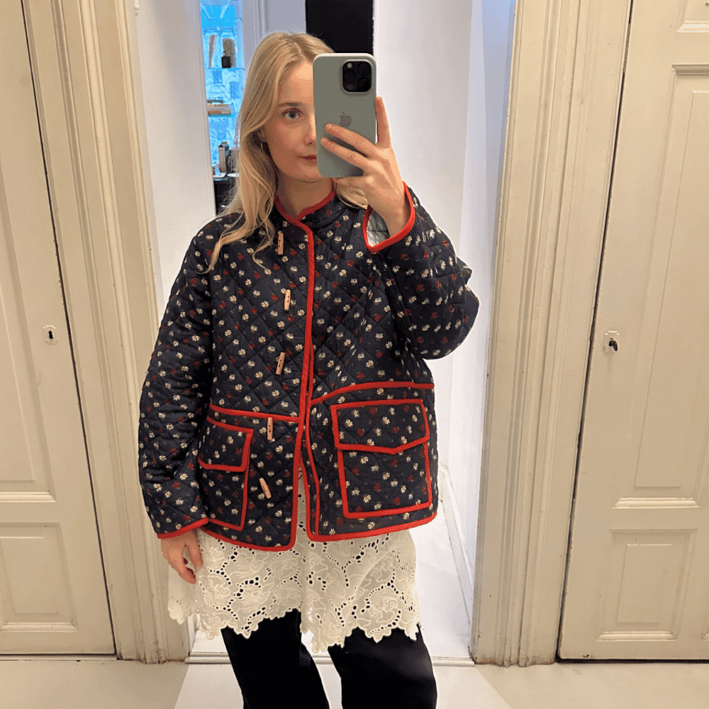 Sissel Edelbo / Adriane Quilted Jakke / Navy — billede 3