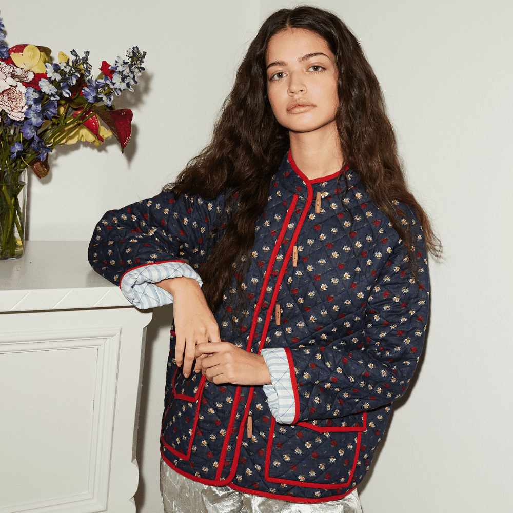 Sissel Edelbo / Adriane Quilted Jakke / Navy — billede 2