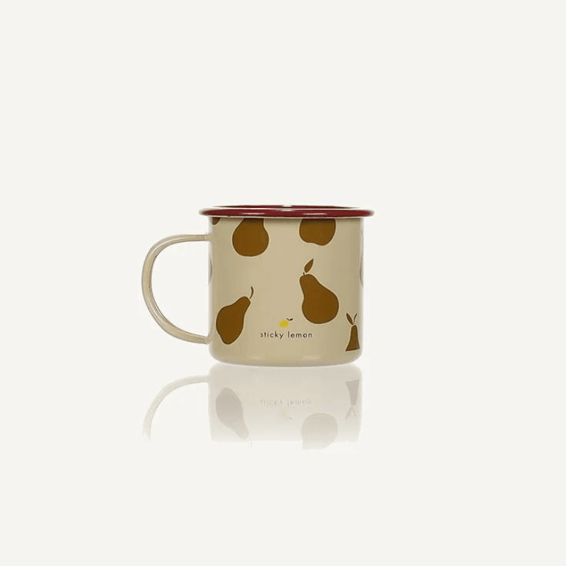 Sticky Lemon / Enamel krus / Pears — billede 1