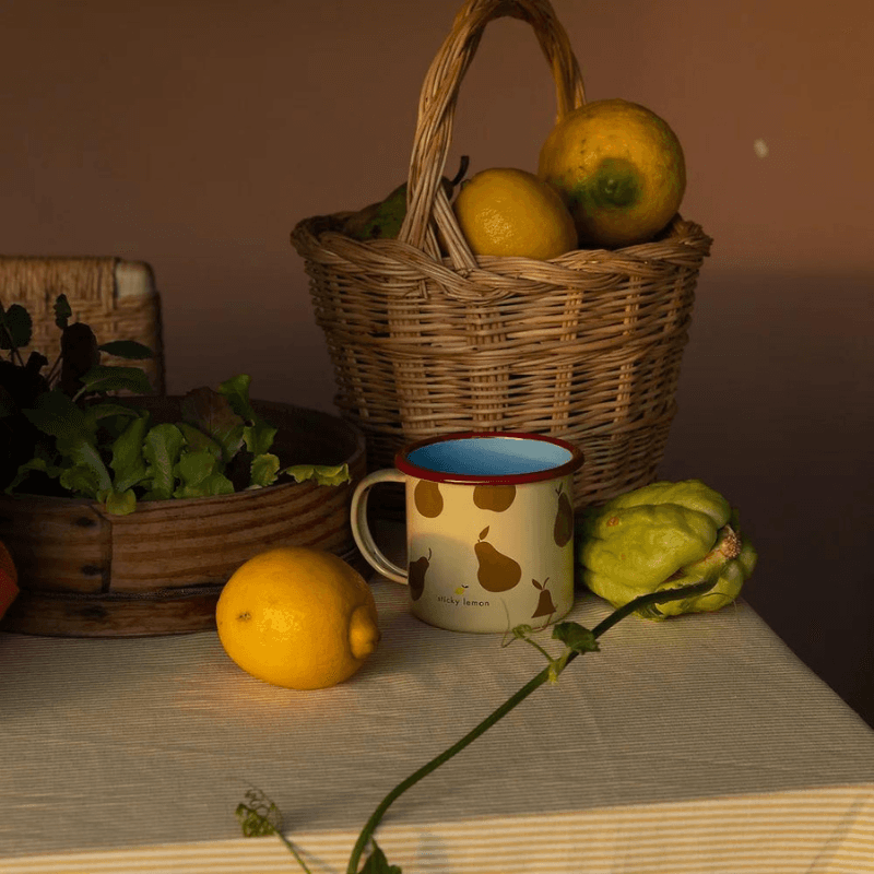 Sticky Lemon / Enamel krus / Pears — billede 5
