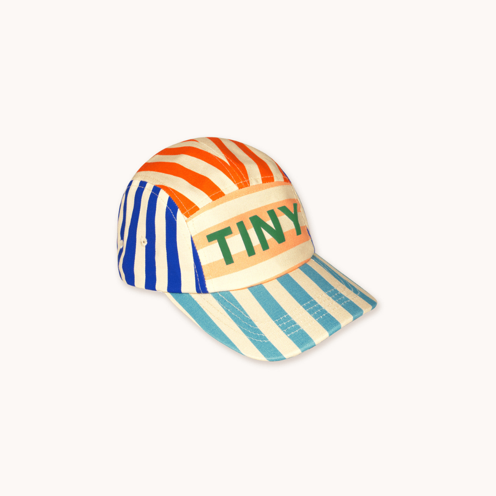 Tiny Cottons / Stribet Kasket / Ultramarine — billede 1