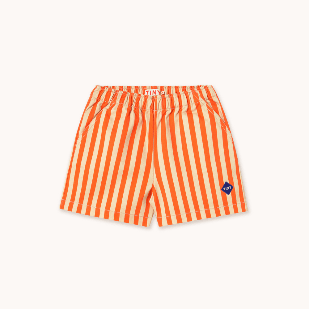 Tiny Cottons / Stribede Shorts / Orange — billede 1