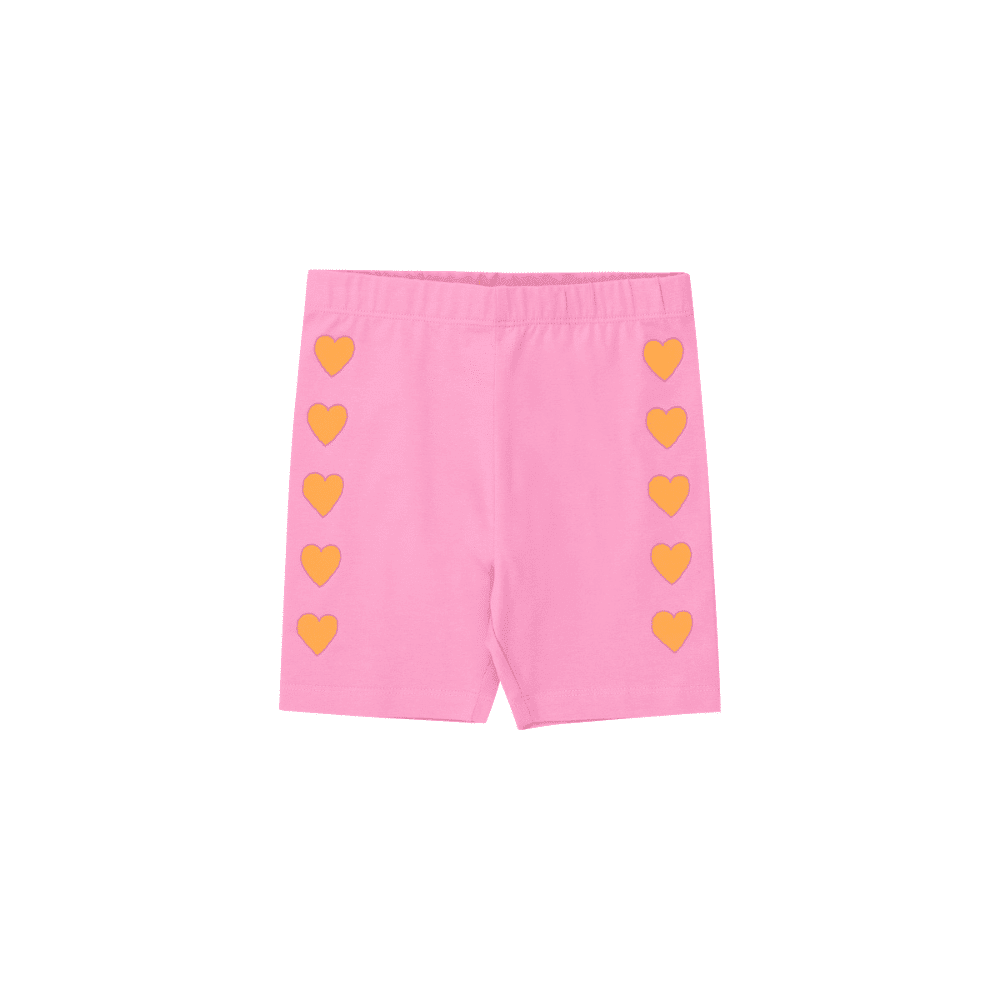 Tiny Cottons / Hjerte Leggings Shorts / pink — billede 1