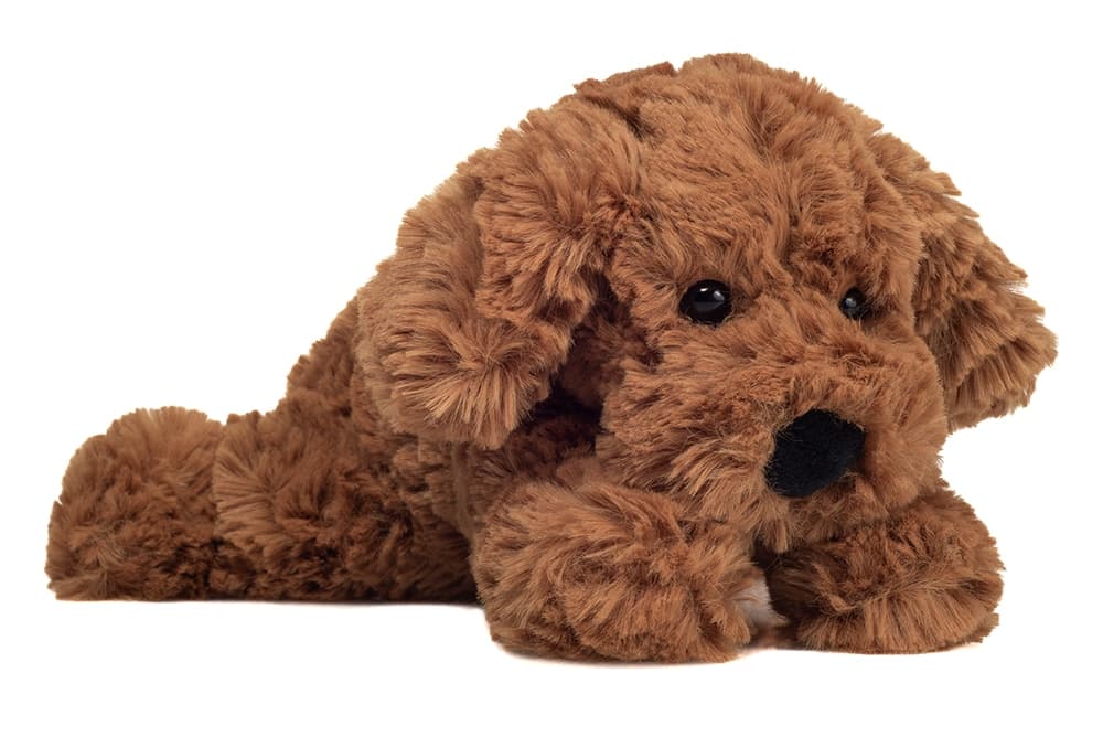 Teddy Hermann / Liggende hund / mørk brun — billede 2