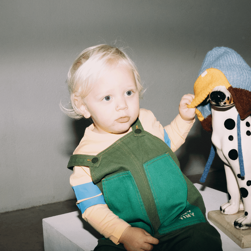 Tiny Cottons / Baby Overalls / Grøn — billede 3
