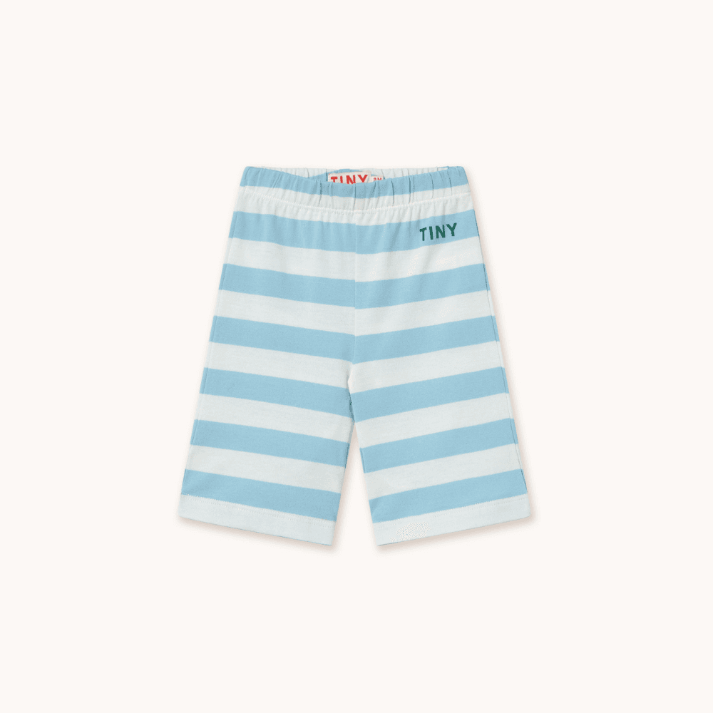 Tiny Cottons / Stribede Baby Bukser / Lyseblå — billede 1
