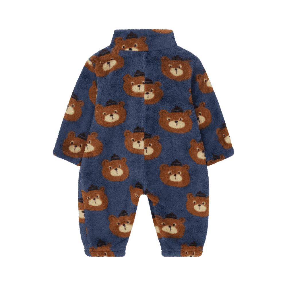 Tiny Cottons / Fleece Heldragt med bjørne / Blå — billede 3