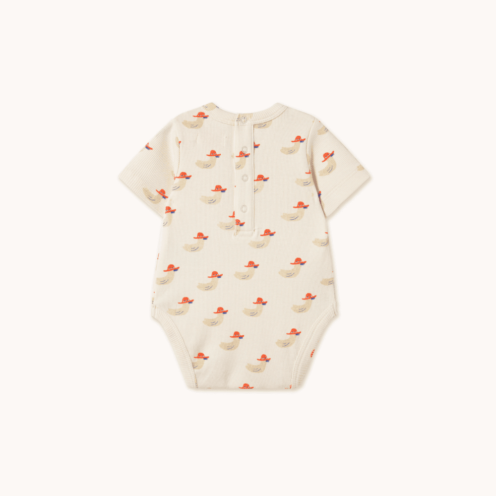 Tiny Cottons / Kortærmet Rib Body / Ænder — billede 2