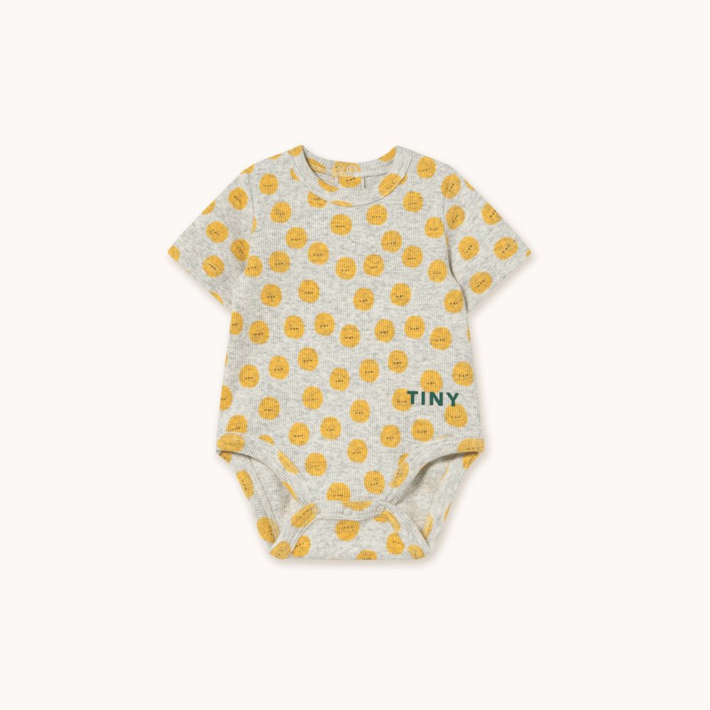 Tiny Cottons / Kortærmet Rib Body / Sol — billede 1