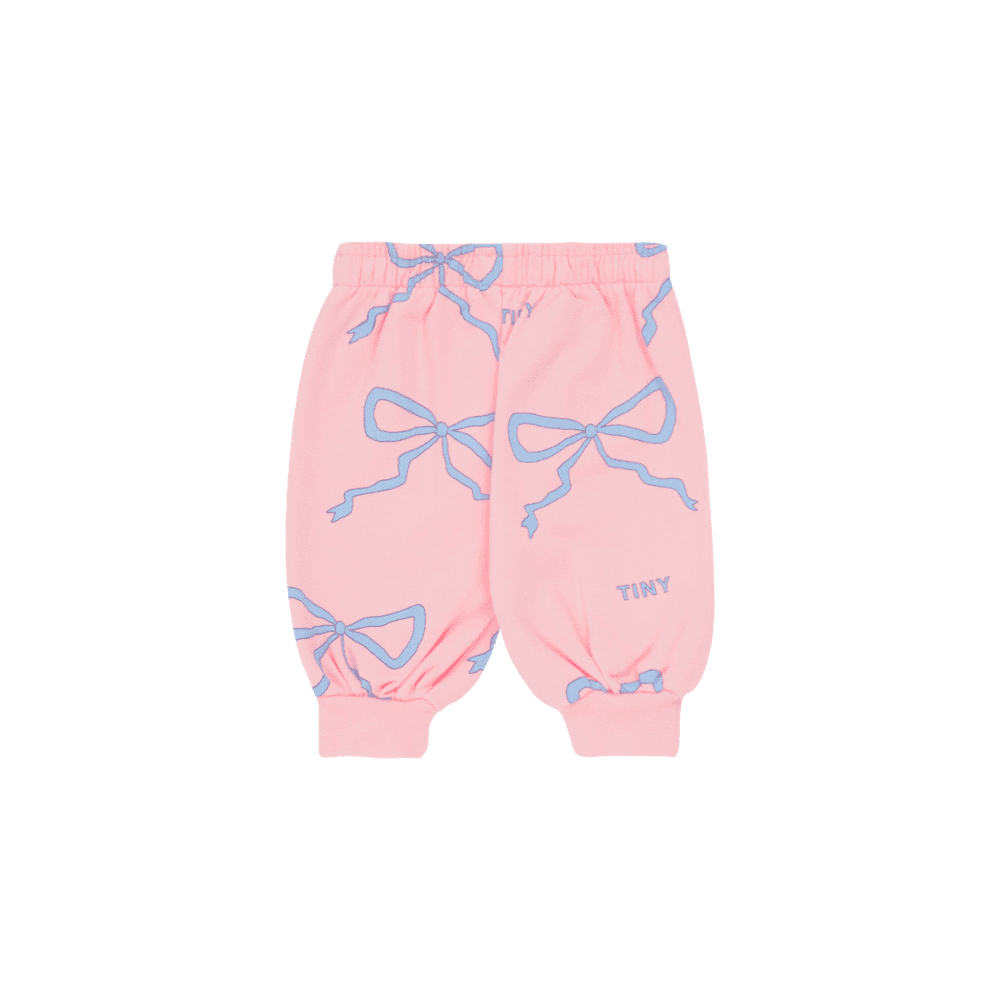 Tiny Cottons / Baby Sweatpants med sløjfer / Lyserød — billede 2