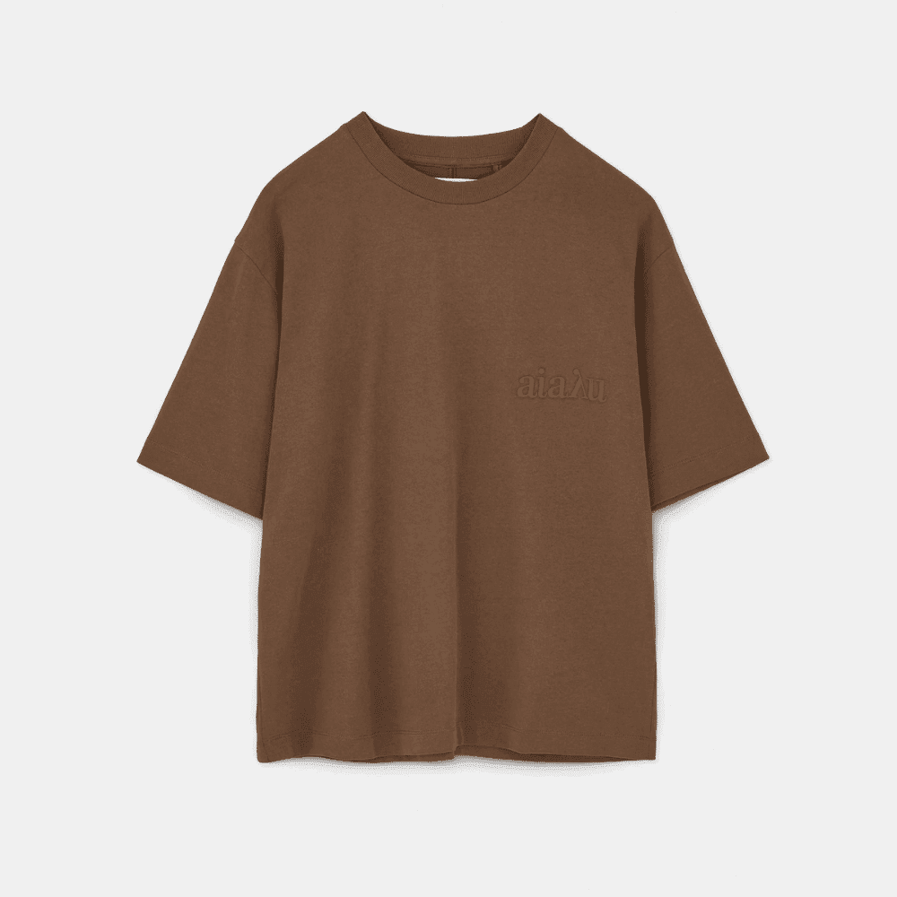 Aiayu / Lou Circular Tee / Coffee — billede 1