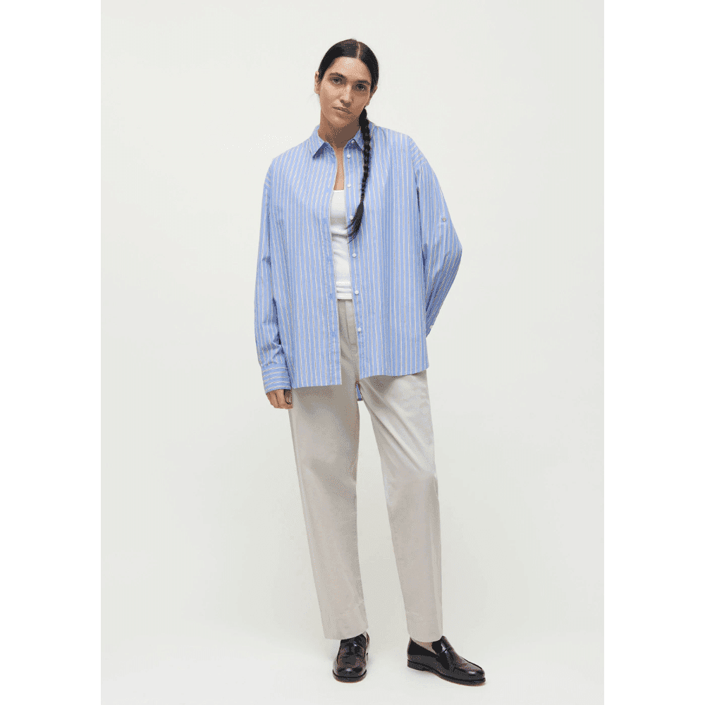 Aiayu / Shirt Striped / Mix Baby Blue — billede 5