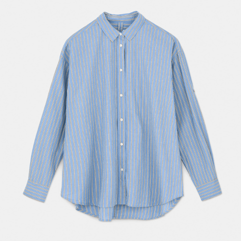 Aiayu / Shirt Striped / Mix Baby Blue — billede 2