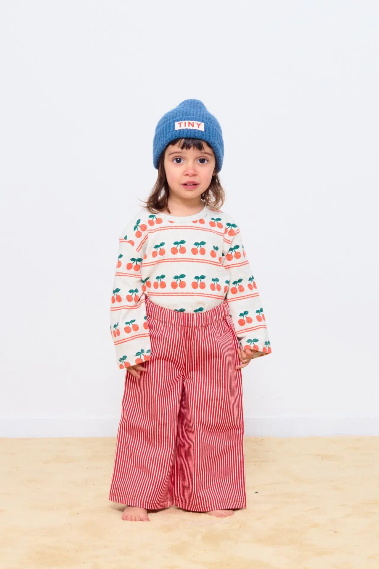 Tiny Cottons / Rød Stribede Baby bukser — billede 2
