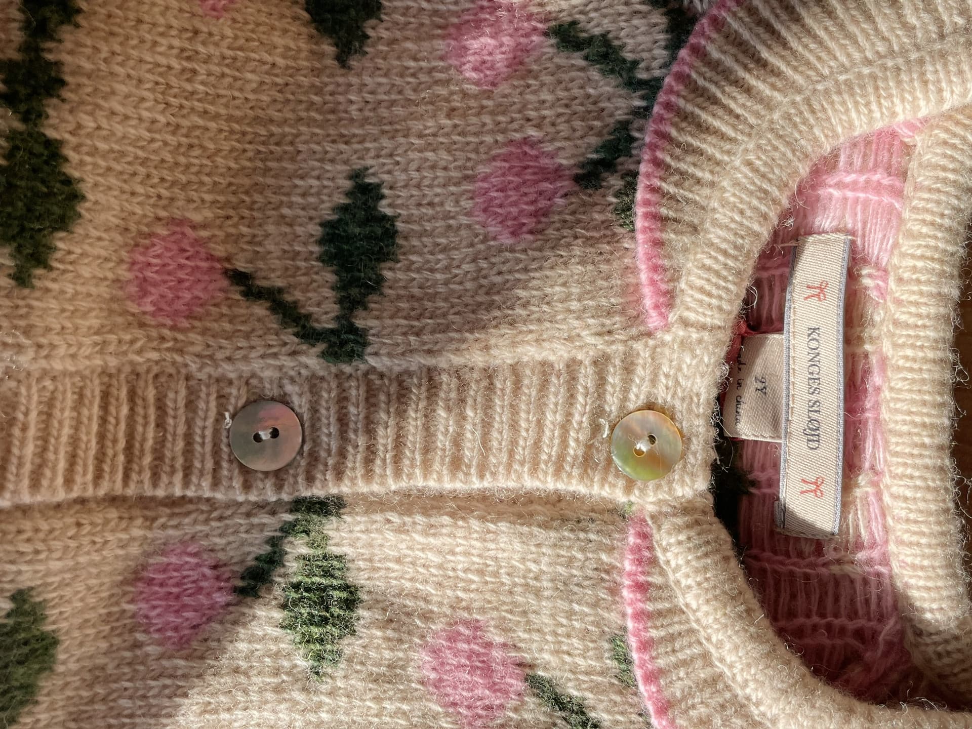Konges Sløjd / Belou Strik Cardigan / Cherry — billede 4