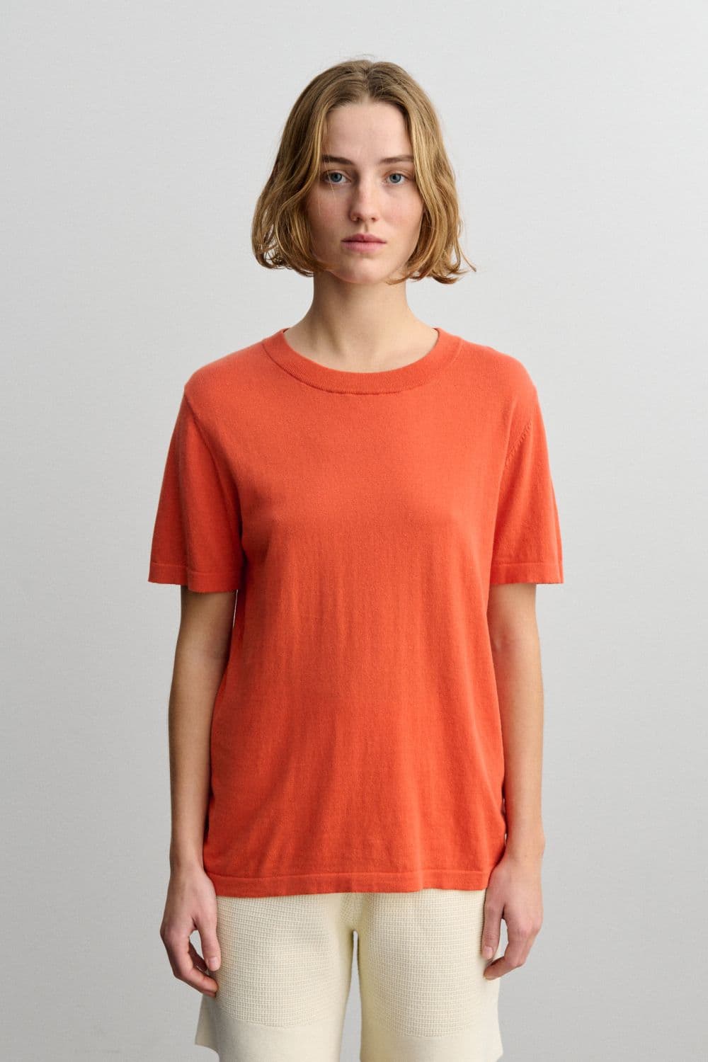 FUB Woman / Bomulds T-shirt / Tangerine — billede 2