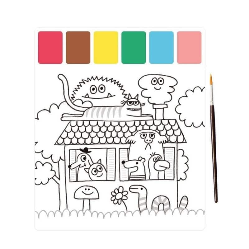 Moulin Roty / Vandfarve sæt — billede 3