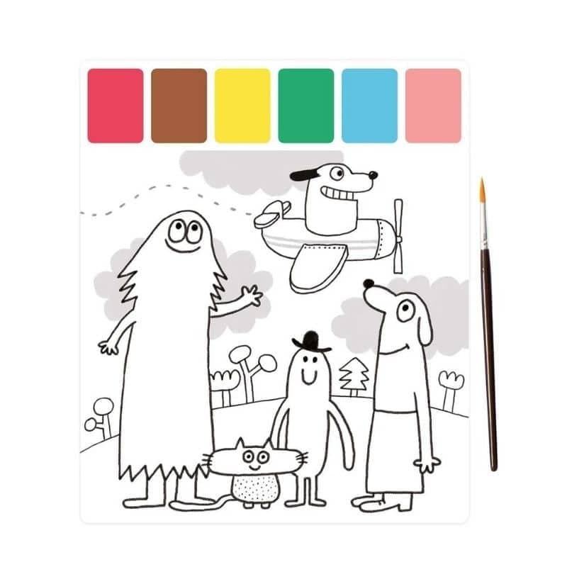Moulin Roty / Vandfarve sæt — billede 2