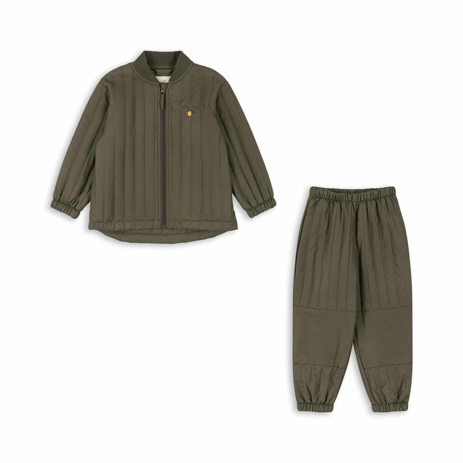 Konges Sløjd / Evi termosæt / Khaki — billede 1
