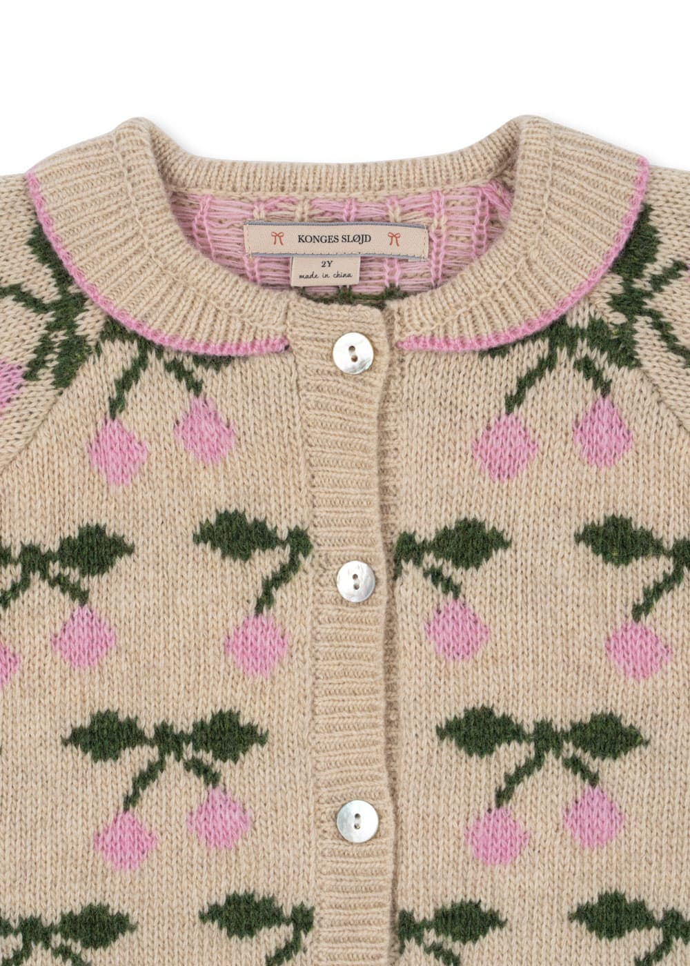 Konges Sløjd / Belou Strik Cardigan / Cherry — billede 3