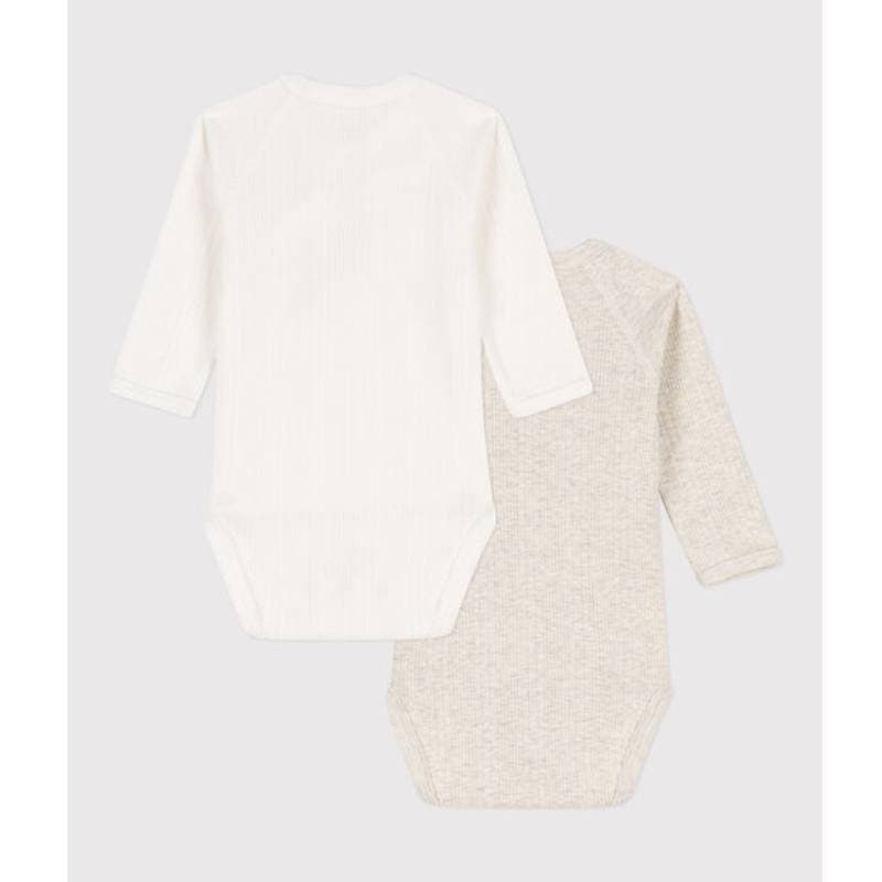 Petit Bateau / 2-pak baby body — billede 2