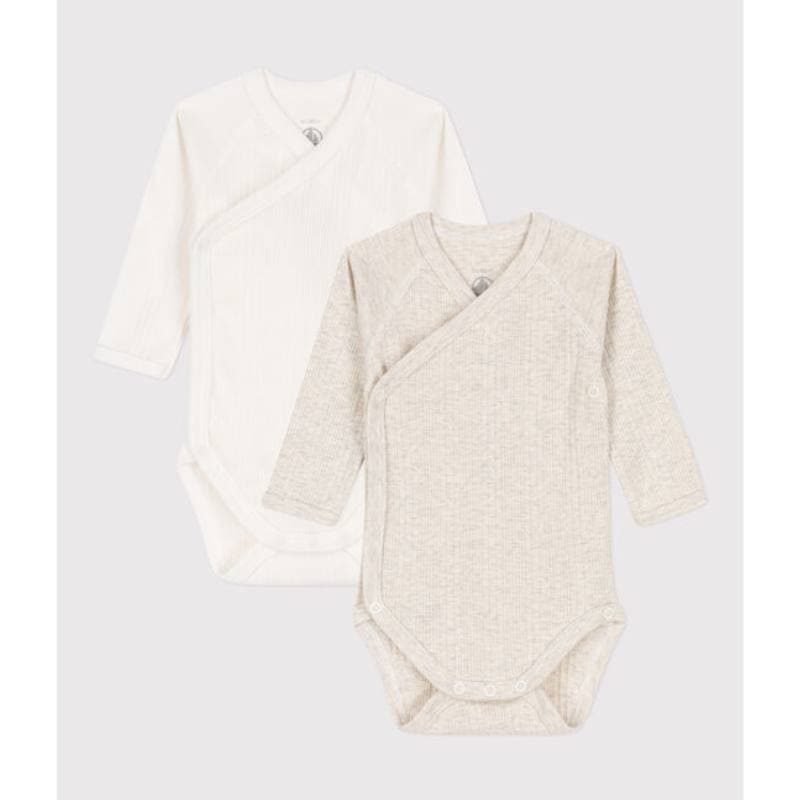Petit Bateau / 2-pak baby body — billede 1