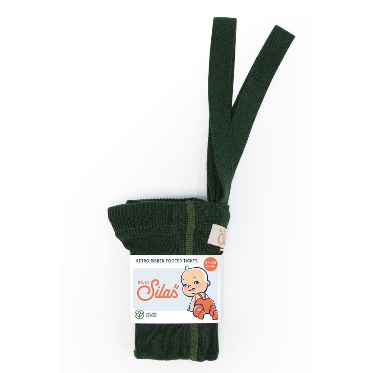 Silly Silas / Strømpebukser med seler - grøn — billede 2