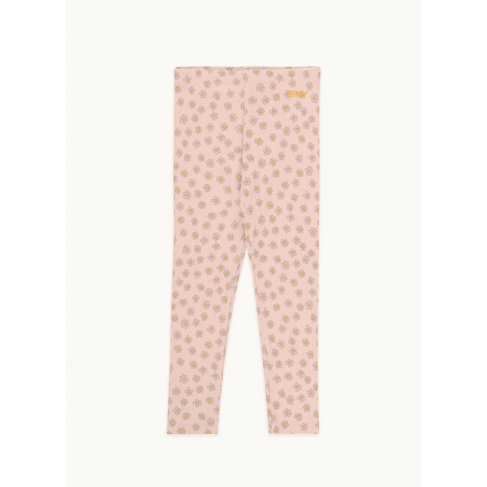 Tiny Cottons / Leggings med margueritter / lyserød — billede 1