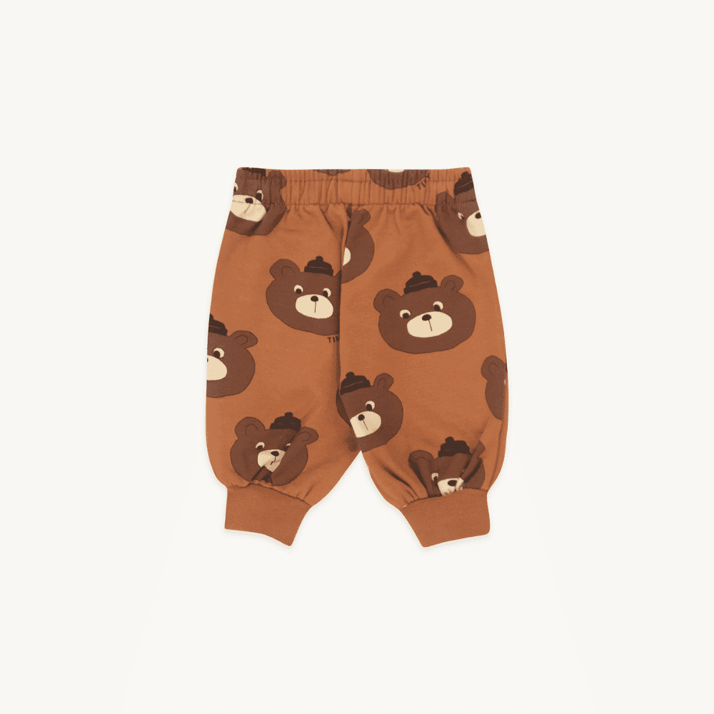 Tiny Cottons / Baby sweatpants med bjørne / brun — billede 2